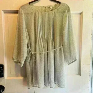 La Bella Forte Sheer 3/4 sleeve top A Pea In The Pod Exclusive